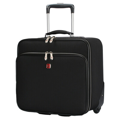 

Jingdong Supermarket SVVISSGEM 20-inch boarding universal wheel PC trolley case business travel suitcase leisure travel luggage SA-6220 black
