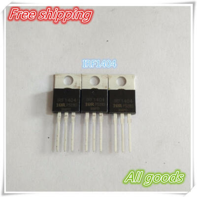 

Free Shipping 100PCS/LOT IRF1404 IRF1404PBF TO-220AB 40V 162V N-CHANNEL 100% NEW ORIGINAL in srock