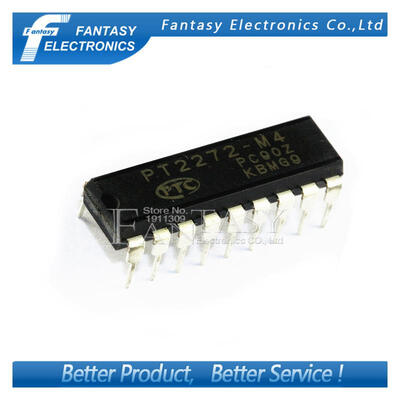 

10PCS PT2272-M4 DIP18 PT2272 DIP new and original IC free shipping