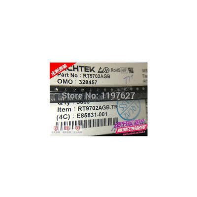 

FREE SHIPPING RT9702APB RT9702AGB RT9702 SOT23-5 ORIGINAL STOCK 10PCS/LOT IC