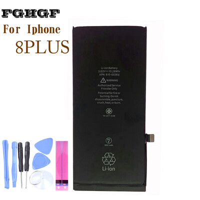 

FGHGF Phone Battery For Iphone 8 Plus 2691mah 0 Cycle 100 test Replacement Repair With Tools Kit