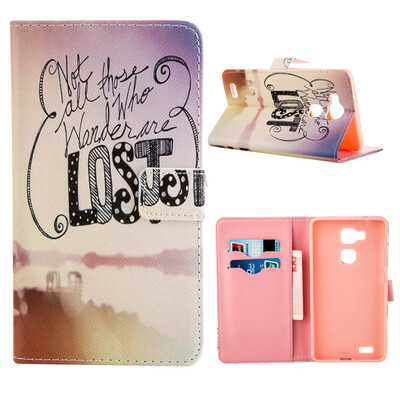 

MOONCASE ЧЕХОЛ ДЛЯ Huawei Ascend Mate 7 Flip PU Leather Fold Wallet Card Slot Kickstand Back [Pattern series] /a03