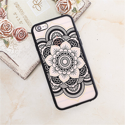 

Дамаск Винтаж цветок матовая Пластик Чехол для IPhone 5 5s se x силиконовый Сова силиконовый телефона чехол для iphone 6 7 8 плюс