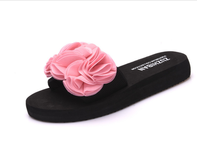 

Simei Xu summer mixed color candy shoes rivets women sandals thick cool sandals women slippers flat black&white punk style jel