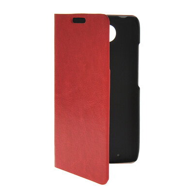 

MOONCASE Slim Leather Side Flip Wallet Card Slot Pouch Stand Shell Back ЧЕХОЛ ДЛЯ Motorola Moto Droid Turbo XT1254 Red