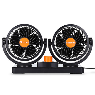 

Mitchell 2 Gears 360 Degree Rotating Mini Low Noise Adjustable Car Air Conditioner Cooling Fan
