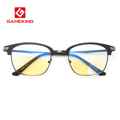 

Gameking Business Classic Retro Radiation Glasses Anti-Blu-ray Large Frame Computer Mirror