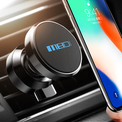 

Charm di MEIDI car phone holder outlet air phone holder car buckle magnetic multi-function navigation metal bracket 4009 black