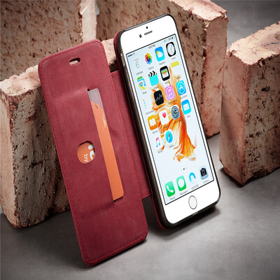 

Iphone 78X Luxury Leather Commerce Multi-function Wallet Card Clip Protection Stand Phone case