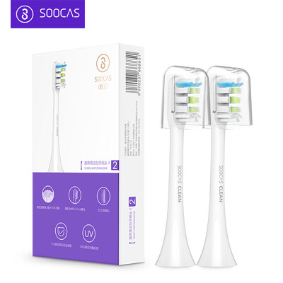 

Xiaomi/Soocas BH01W Су Ши зубная щетка поддавки универсальная чистая зубная щетка голова белая две палочки