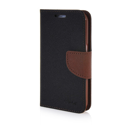 

MOONCASE Cross pattern Leather Wallet Flip Stand Shell Back ЧЕХОЛ ДЛЯ Samsung Galaxy Core Prime G360 Black