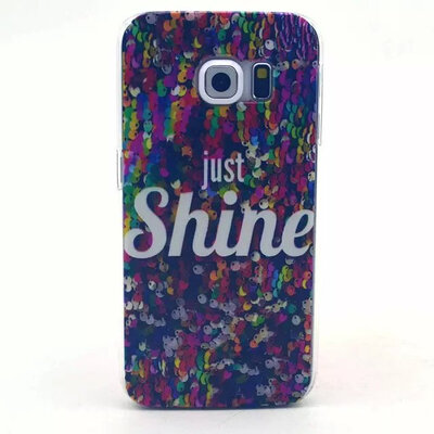 

MITI Case For Samsung S6 Edge Ultra Slim Bling Luxury Crystal Diamond Transparent Electroplate Back Cover For Samsung S6 Edge