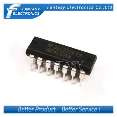 

50PCS SN74LS06N DIP14 SN74LS06 DIP 74LS06N 74LS06 new and original IC free shipping
