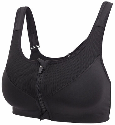 

BIG BIG size Professional Level 4 Stretch sports bras quick-drying yoga underwear women running GYM zipper Adjustable Strap