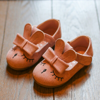 

Children Shoes Girls Shoes 2018 Spring New Fashion Cute Rabbit Toddler Baby Shoes Soft Sole Kids Shoes for Girl Princess Flat