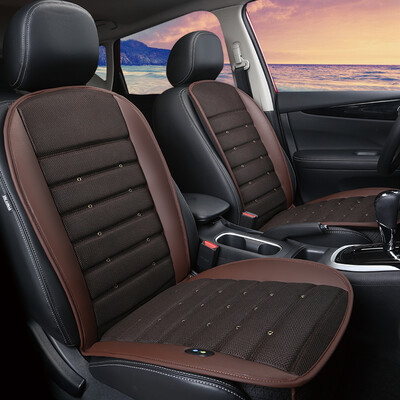 

Brace BOLISH cool cool air ventilation cushion car seat summer seat cushion seat cover FJ02 universal coffee color factory straight hair