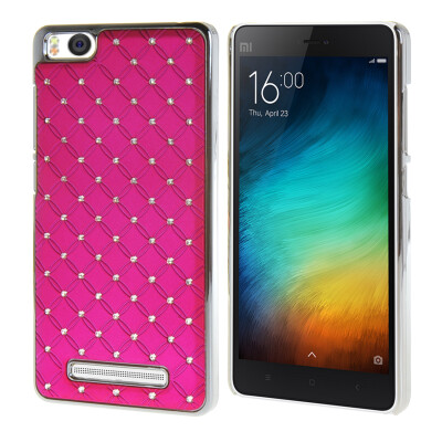 

MOONCASE Жесткий Хром горный хрусталь Bling Звезда обложка чехол для Xiaomi Райс 4i M4i MI4I (5,0 дюйма) Ярко-розовый