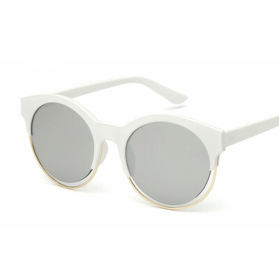 

FEIDU Fashion Cat Eye Sunglasses Women Brand Designer Half Metal Frame Sun Glasses Woman Outdoor Driving Oculos De Sol Feminino