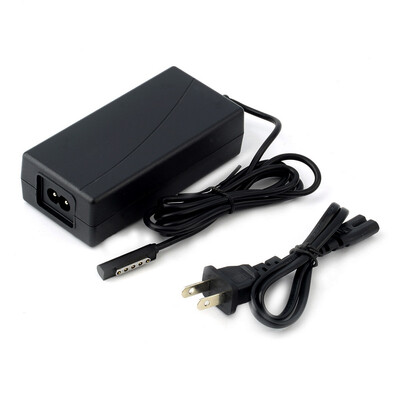 

Wall Socket AC DC Power Adapter Supply Charger for MS Microsoft Pro 2 Black