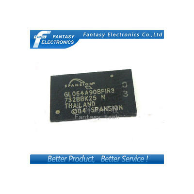 

2PCS S29GL064A90BFIR3 GL064A90BFIR3 BGA new and original free shipping