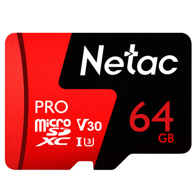 

Netac 64GB professional video surveillance memory card is highly durable&supports 4K camera driving recorder home surveillance camera memory card TF card