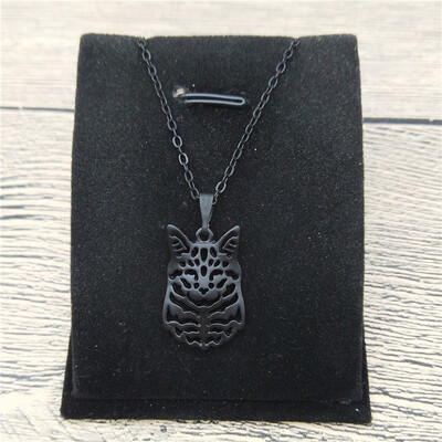 

New Maine Coon Cat Necklace Trendy Style Maine Coon Cat Pendant Necklace Women Fashion Pet Cat Jewellery
