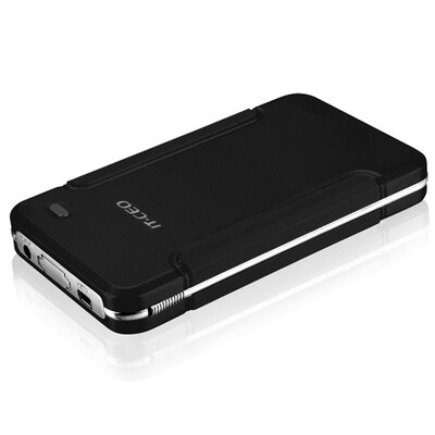 

ИТ генеральный директор F1, USB 2.0 съемный диск картридж держатель ноутбука привод коробки Универсальный 2,5 дюйма SATA / IDE двойной интерфейс твердотельным накопителем SSD-черный алюминиевый корпус