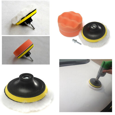 

3 inch Polishing Sponge Pad Kit For Car Auto Polisher + M10 Drill Adapter