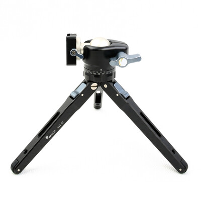 

FITTEST Pocket Multi-angle Adjustable Desk-top Tripod with Dual Panning Panoramic Ball Head for DSLR & Digital Camera Load Max 2