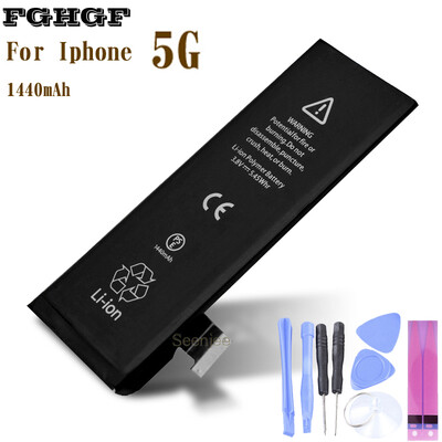 

FGHGF Phone Battery For Apple Iphone 5 5G 0 Zero Cycle Factory 38V 1440mah AAA Quality 100 test Replacement Repair Tool Kits