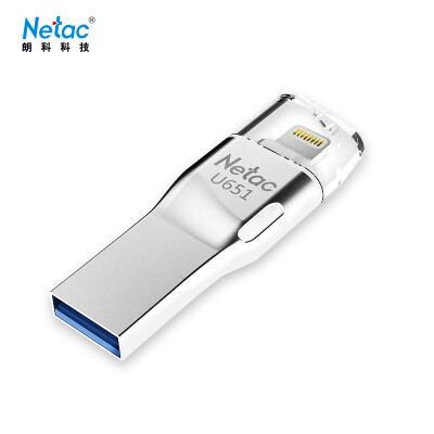 

Netac 32G iphone U disk U651 USB30 Apple official MFI certification