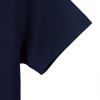 

Smartisan hammer classic female short-sleeved T-shirt clothing summer fashion casual cotton wild hammer technology produced classic CZNZ1712 hidden blue