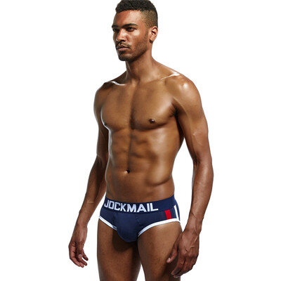 

JOCKMAIL cup mens underwear mens triangle briefs cotton sweat underwear