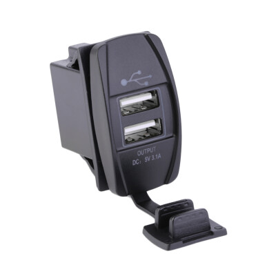 

12-24 3.1A Автомобиль Грузовик Лодка Dual USB зарядное гнездо Подключите светодиодные