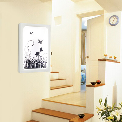 

Jingdong Supermarket] for the first time modern minimalist bedside lamp lights lantern butterfly dance BD0901 white 12W