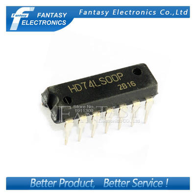 

5PCS HD74LS00P DIP14 HD74LS00 DIP SN74LS00N 74LS00 new and original IC free shipping