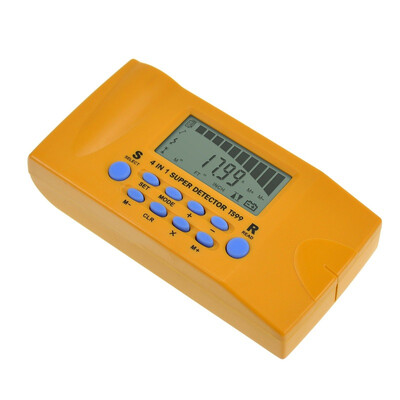 

Digital LCD 4 in 1 Ultrasonic Rangefinder Wood Stud Finder Wall AC Wire Scanner Metal Detector All Sun TS99