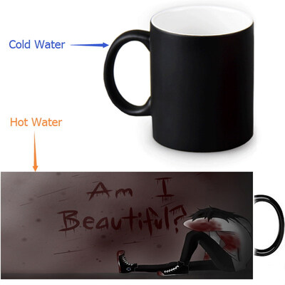 

Jeff The Killer Morphing Mug Color Change Tea Cup Magic Milk Coffee Mug