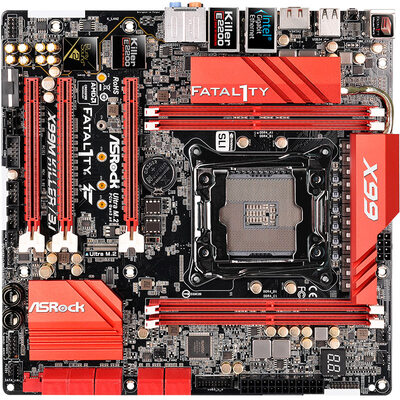 

ASRock X99M Killer 31 Motherboard Intel X99 LGA 2011-3