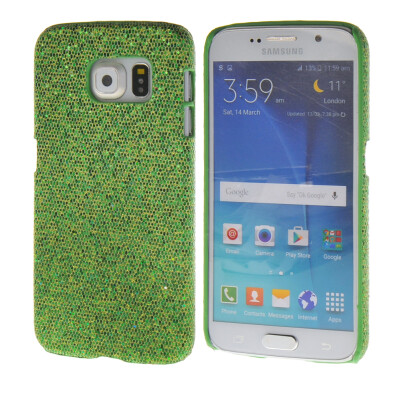 

MOONCASE Shining scales Style Hard Rubberized Rubber Coating Devise Back Case Cover for Samsung Galaxy S6 Green