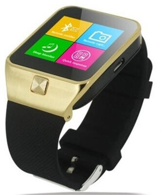 

Elegance SIM Card Smart Watch with Camera/ HD Sensitinve Touch Screen/ TF Card Slot/ Pedometer/ Calculator/ Phonebook/ MP3
