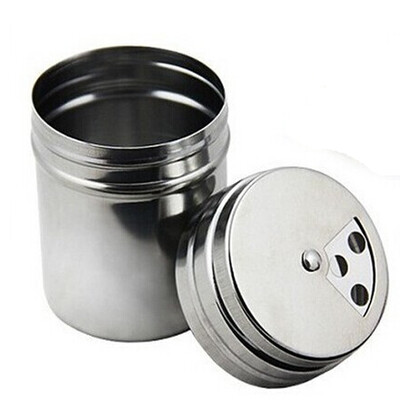 

TaTanice Stainless Steel Seasoning Bottle Kitchenware Seasoning Tank Outdoor Barbecue Seal Stowage Bottle Sprinkler Barbecue Bottle Salt Salt Salt Starch Box