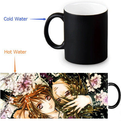 

Vampire Knight 350ml12oz Heat Reveal Mug Color Change Coffee Cup Sensitive Morphing Mugs Magic Mug Milk Tea Cups