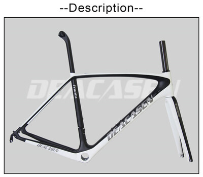 

2018 Carbon Fiber Road Bicycle Frame Raw Frame Weight 850-20g Light Headset 1-18" Bsa68Bb30Pf30 Support Di2 Full Carbon t1000