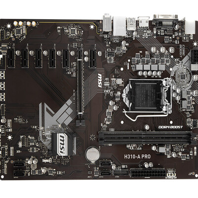 

MSI H310-A PRO Motherboard Intel H310LGA 1151