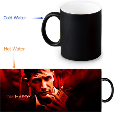 

Tom Hardy 350ml12oz Heat Reveal Mug Color Change Coffee Cup Sensitive Morphing Mugs Magic Mug Milk Tea Cups