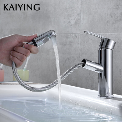 

KAIYING Deluxe Pull out Spray KitchenBasin Faucet Mixer TapPullout Sprayer KitchenBasin Faucet2588