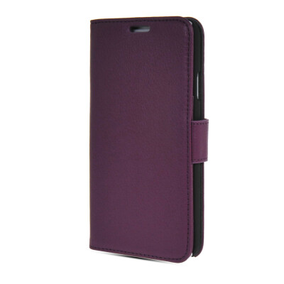 

MOONCASE High quality Leather Side Flip Card Slot Pouch Stand Shell Back Case Cover for Samsung Galaxy Note 3 Neo N7505 Purple