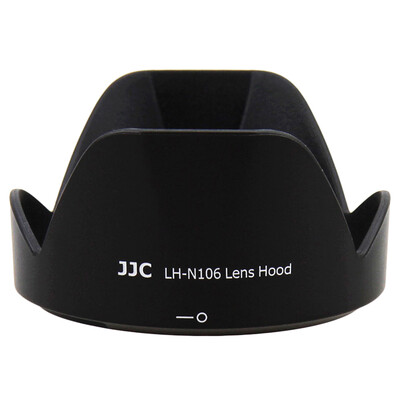 

JJC LH-N106 Hood применимо Nikon AF-P 18-55 (VR) объектив Nikon D3400 D5300 D5600 (AF-P 18-55 китовый объектив), от имени HB-N106