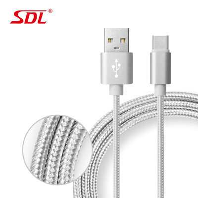 

Высококачественный нейлоновый ПВХ Тип-C Data Quick Charging Cable - 1M